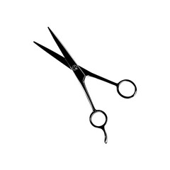 Scissors Silhouette for Pictogram, Art Illustration, Website, Apps, Logo Type or Graphic Design Element. Vector Illustration
