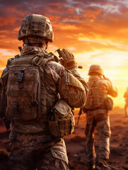 Soldiers Saluting the Flag A Military Tribute Honoring Service and Sacrifice in Stunning Images of Patriotism, Valor, Camaraderie, and National Pride A Visual Homage to Our Brave Guardians