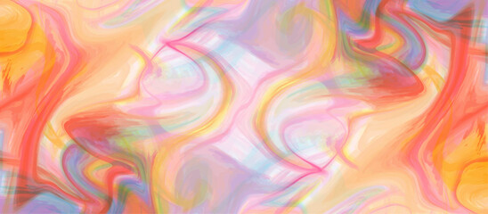 Abstract acrylic texture with marble pattern background. Beautiful swirl marble background. Colorful liquid fluid inks creative texture.	