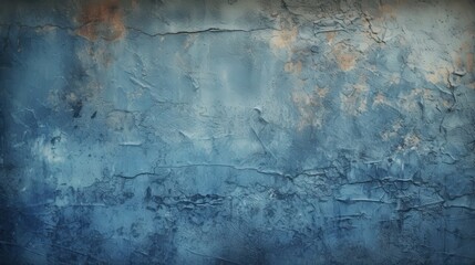 Obraz premium Distressed Blue Concrete Wall Texture