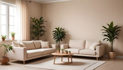 Frame mockup, ISO A paper size. Bedroom poster mockup. Modern interior design. Living room Interior mockup with house background. 3D render