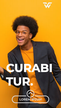Vertical Media Big Text 32 Slideshow