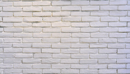 Detail of a white brick wall texture