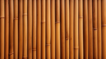 Fototapeta premium Closeup of Smooth Brown Bamboo