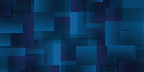 Dark BLUE vector background with rectangles. Modern abstract illustration with colorful rectangles.