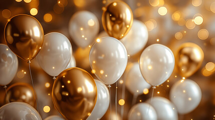 Happy birthday balloons background