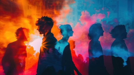 The Abstract Human Silhouettes