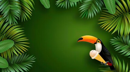 Fototapeta premium A Toucans Tropical Treat