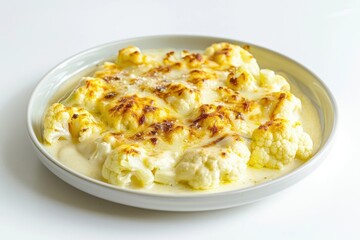 Elegant Cauliflower Gratin with Fresh Herbs and Gruyere