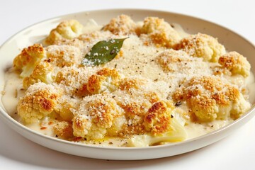Gourmet Cauliflower Gratin with Crispy Topping