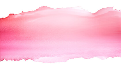 Obraz premium pink painting stain texture watercolor isolated on transparent background cutout