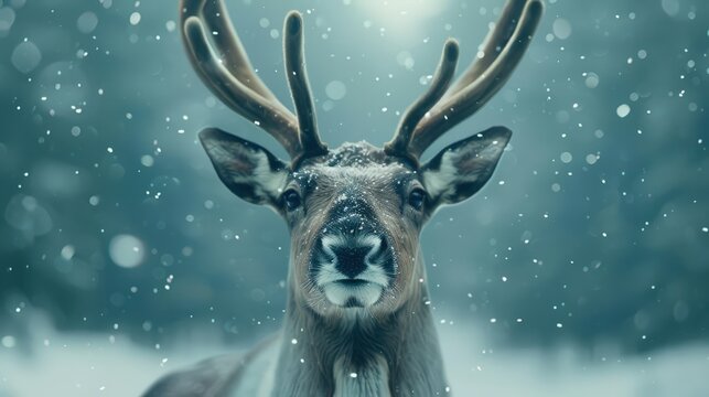 Christmas Eve from a reindeer's perspective