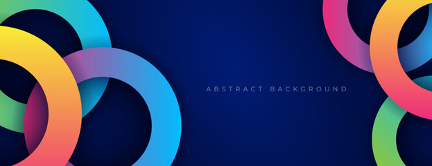 colorful overlapping circles background. color geometric design