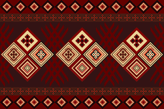 Decorative vector seamless traditional Design.