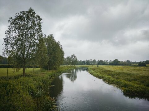 The River Stour at Bures on the Essex/Suffolk border