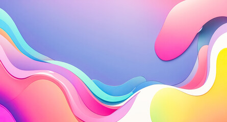 Fototapeta premium Abstract Colorful Waves Background