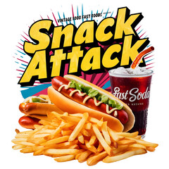 Vintage fast food Ads