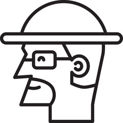 Beard Man Face Avatar
