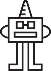 Funny Monster Character