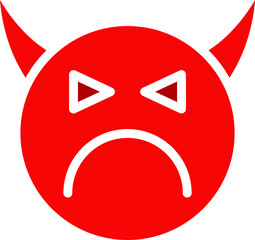 Moody Devil Emoticon
