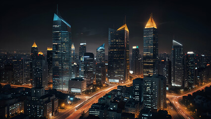 Fototapeta premium city at night
