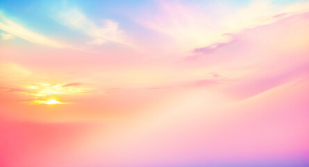 Fototapeta premium Pastel Sky