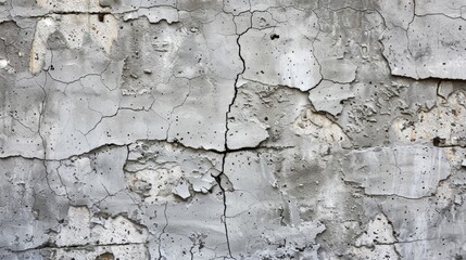 Fototapeta premium Textured Concrete Wall Background with Exposed Aggregate and Flaws Close-Up