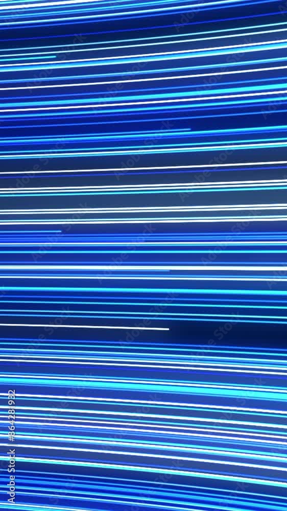 Sticker abstract horizontal colorful rays bending all over the screen. motion. optical illusion of moving st