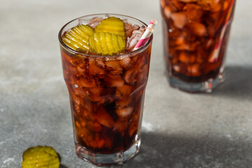 Soft Drink Cola with Pickles