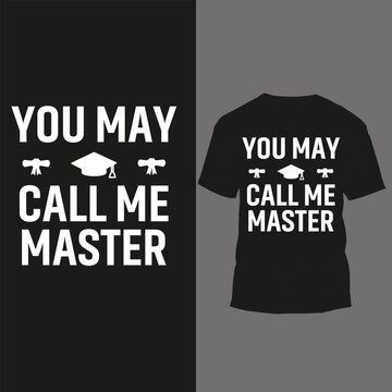 you may call me master