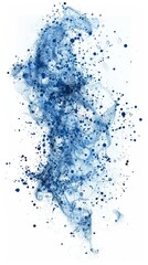 Fototapeta premium Digital image made of blue dots. image of medical research, viruses and bacteria.