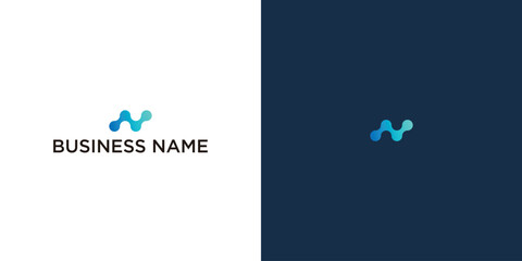 Professional N logo for technology businesses: unique and impactful