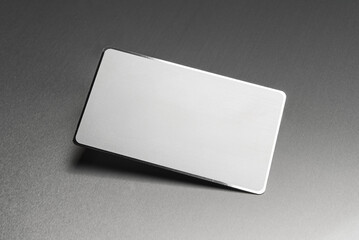 Metal Business Card Mockup Template