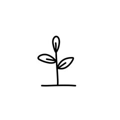 tree simple line icon