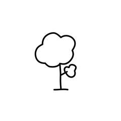 tree simple line icon