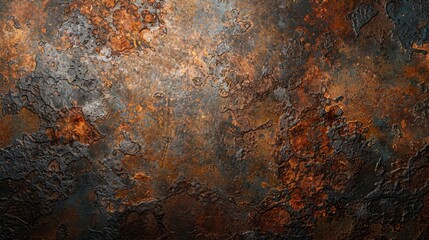 Rusty Elegance: Abstract Background of Detailed Corroded Metal Texture