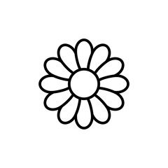 Beautiful Flower Icon for Gardening and Floral Shops