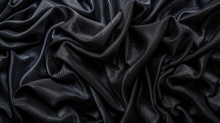 Fototapeta premium Texture of black cloth