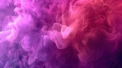 Fototapeta premium dynamic abstract liquid smoke background in pink magenta and purple hues fluid motion digital art