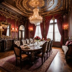 Luxurious dining setting