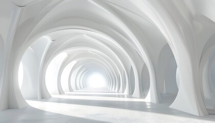 abstract 3d tunnel