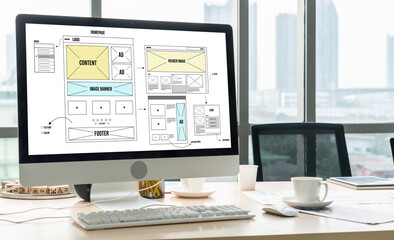 Website design software provide modish template for online retail business and e-commerce