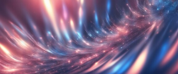 Glowing wave pattern with vibrant lights and sparkles, creating a mesmerizing and dynamic visual effect.