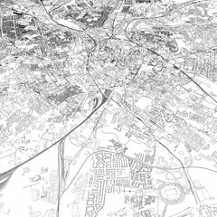 Fototapeta premium 3D illustration of city and urban in Manchester England