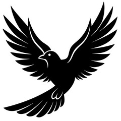flying-bird-silhouette-black-and-white