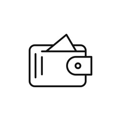 Wallet Icon for Financial Services and Money Management