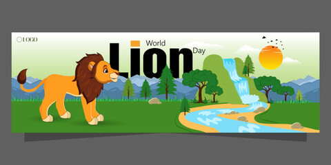 Lions Day, celebrated on August 10th, is dedicated to raising awareness about the conservation of lions and their habitats