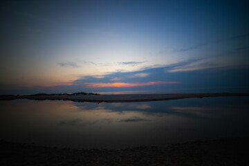 Fototapeta premium Platte Point Sunset, Lake Michigan