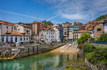 Sailor village of Mundaka at Basque Country, Spain.