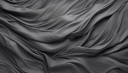 Fototapeta premium green satin silk wave background